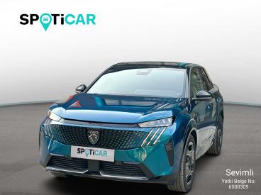 SPOTICAR Peugeot 3008 E-3008 Gt 157 Kw (2025) İkinci El Araç - Suv Elektrik Mavi - Van - 1200036040_1