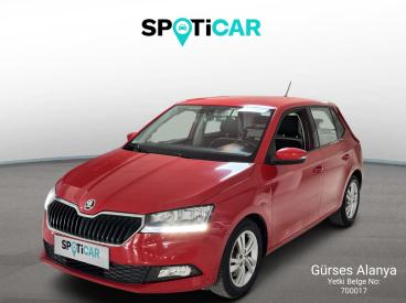 SPOTICAR Skoda Fabia Premium İkinci El Araç - Hatchback Benzin Kırmızı - Antalya - 1200022242_1