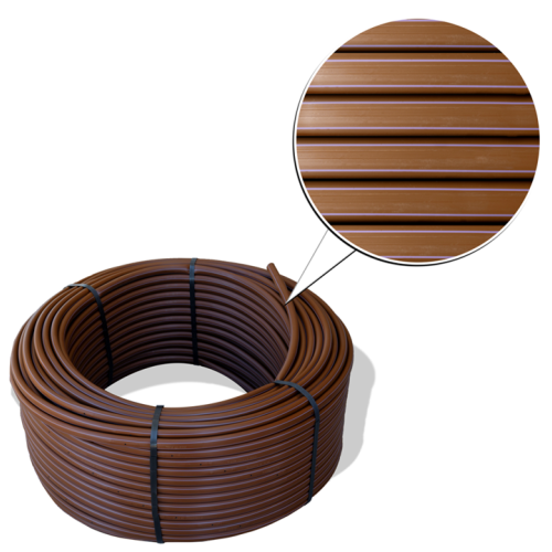 Rainbird XFD bovengrondse druppelslang 100m rol bruin (50 cm druppelaarafstand, 2,3 l/uur)