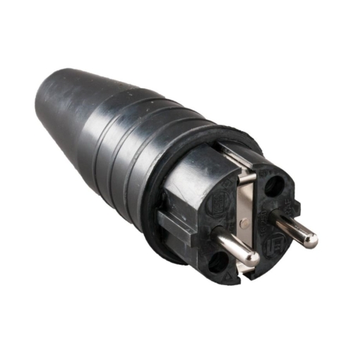 Stekker rubber euro 230 Volt
