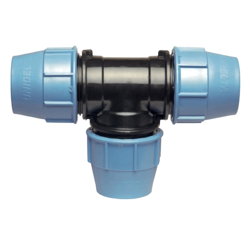 Unidelta T-stuk 16mm x 16mm x 16mm
