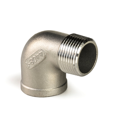 RVS 316L Knie 90° binnendraad x buitendraad ½" - Nr. 92