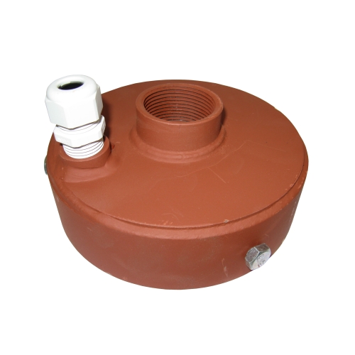 Putdeksel 125 metaal 2" doorvoer