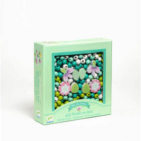 Schmuck basteln: Holzperlen Blätter u