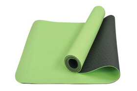 Schildkröt Fitness - TPE YOGA MATTE 4mm (Farbe: Lime-Anthrazit) + Carrying Wrap