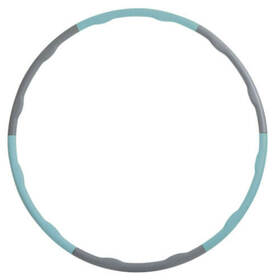 Schildkröt Fitness - FITNESS-HOOP  mit Massagewellen, grey-skyblue, # 100cm