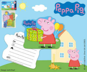 Pep Einladungskarten 6 Stück