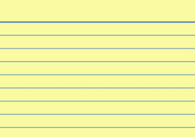 BRUNNEN 102282210  Karteikarten  gelb