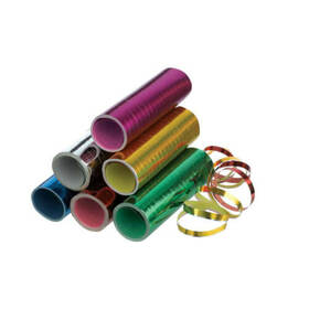 Luftschlange Metallic Sortiert 0,7 X