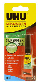 UHU Sekundenkleber Gel, Tube 3 g
