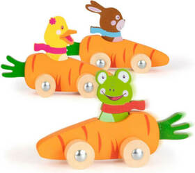 TOMMY & FRIDA Holzflitzer, 3-fach sor