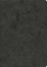 Heft A6 40Bl kar Premiumpap schwarz