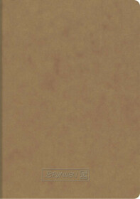 Heft A5 40Bl unlin Premiumpap braun