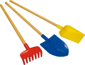 Display Schaufel/Rechen/Spaten 2