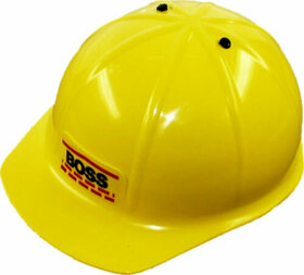 Bauhelm Boss, gelb # ca. 20cm