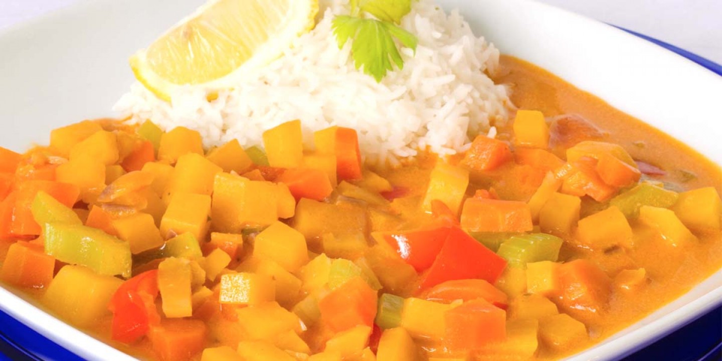 koolraap uit de wok, met prei en paprika - verse oogst