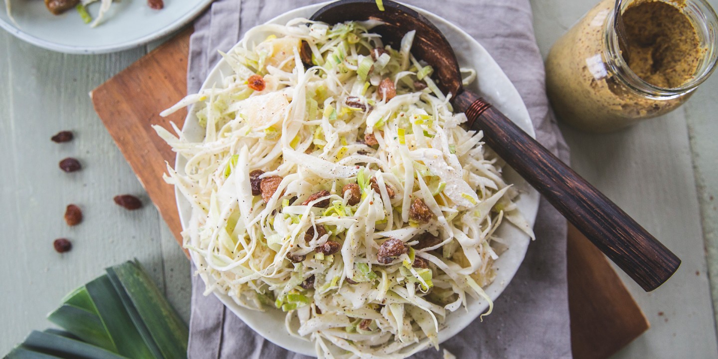 witte koolsalade - verse oogst