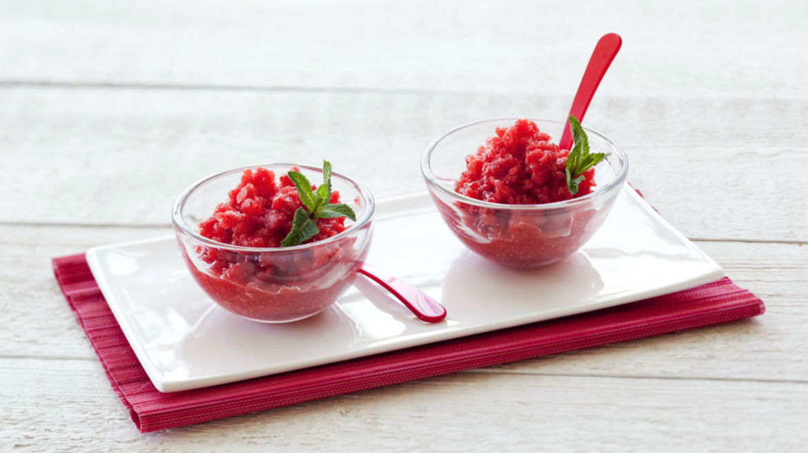 aardbeien granita