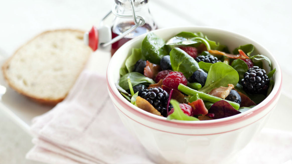 salade met zomerfruit