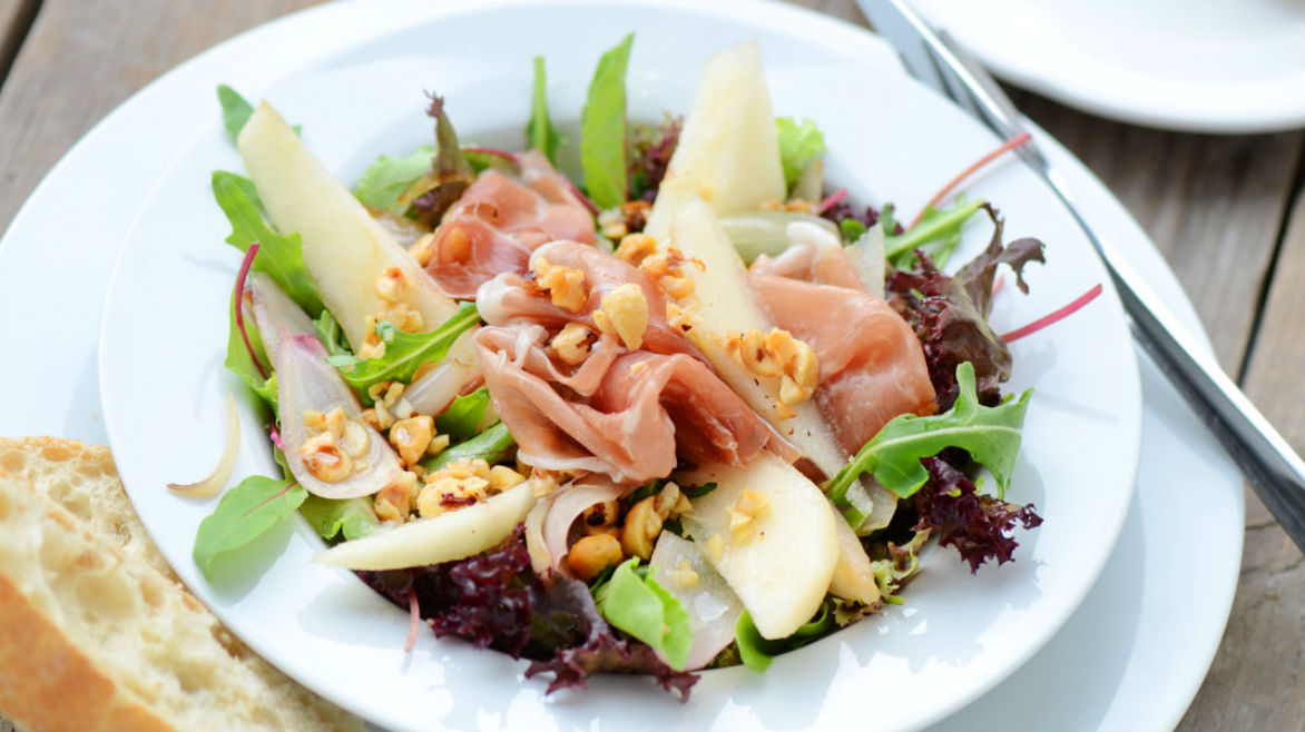 salade peer en ham