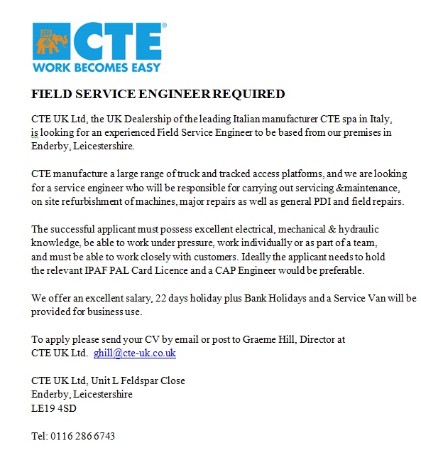 Field Service Engineer Job Portal