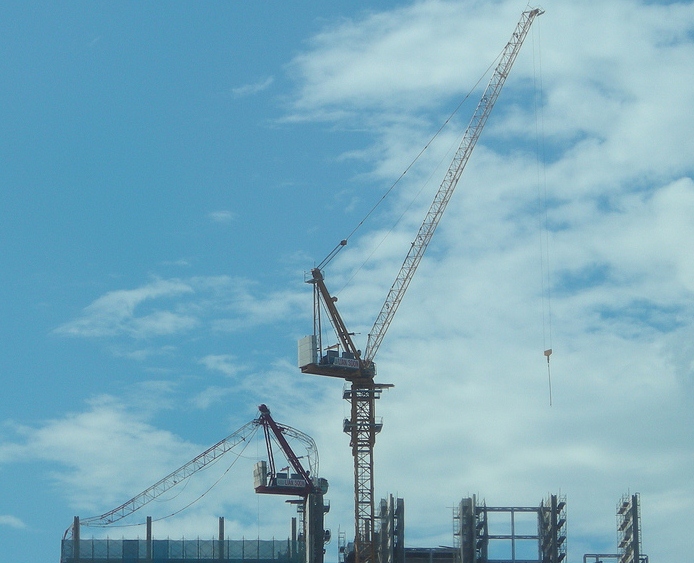 Crane jib accident in Singapore?