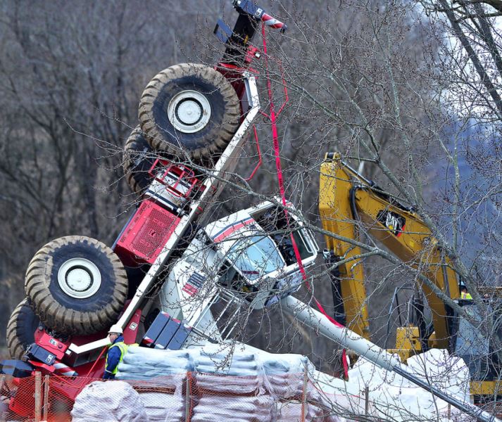 Crane overturn in Maryland | Vertikal.net