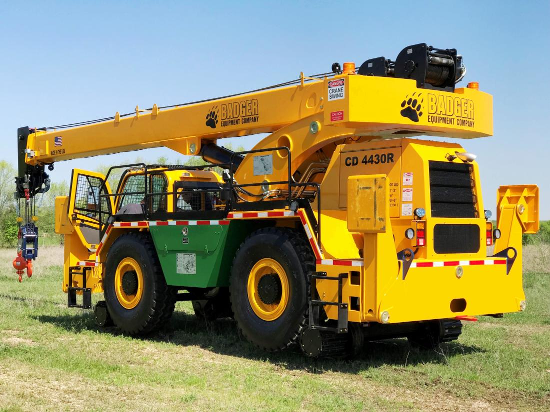 Updated Manitex Rail Crane
