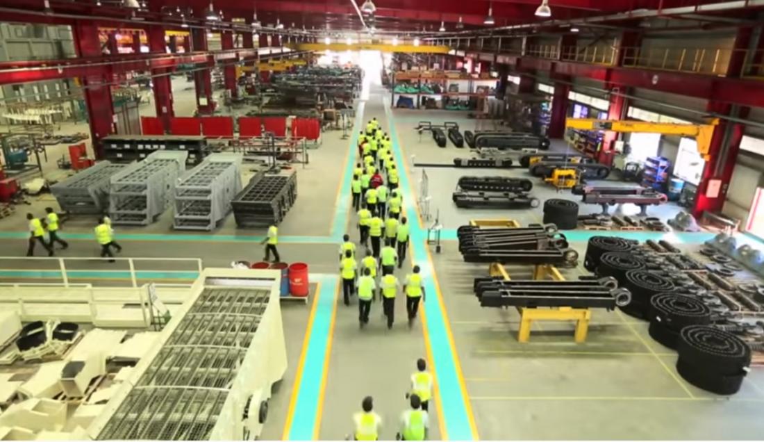 Terex crane plant in India