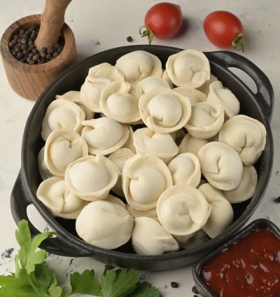 Пельмені з Яловичиною та Свининою