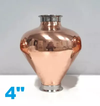 4" Мідний шолом для дистиляції