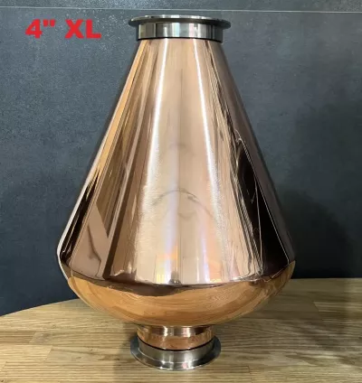 4" Мідний шолом аламбік XL