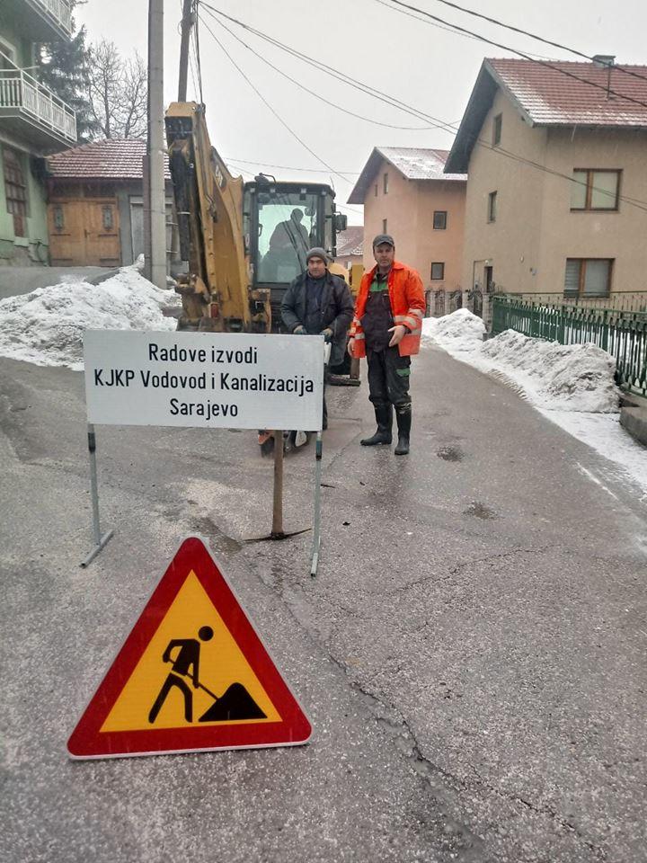 Služba za održavanje vodovodne mreže i objekata:    REALIZACIJA RADOVA NA TERENU