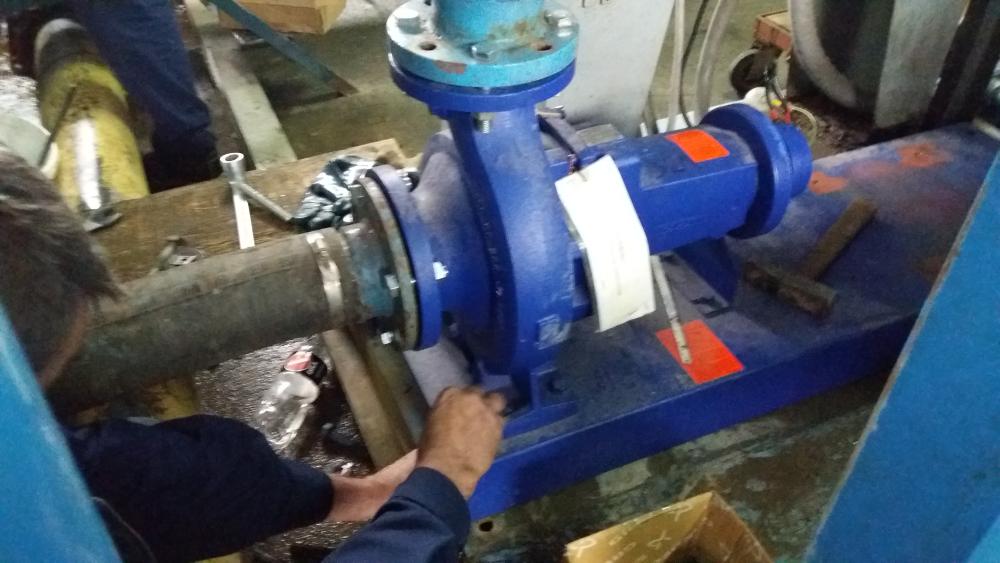 Filter postrojenje „Vogošća“:  AKTIVNOSTI NA UGRADNJI FILTER PUMPI  NA MODULU BROJ 2