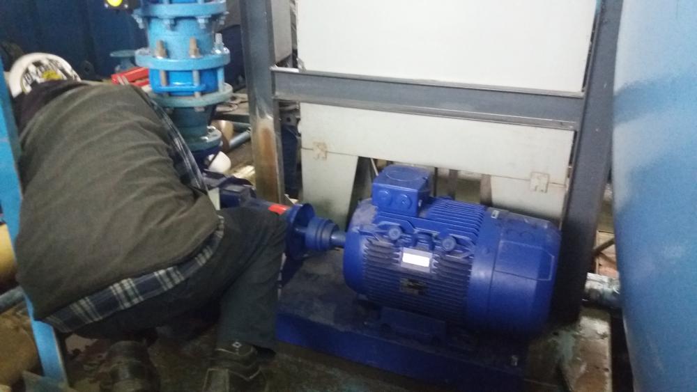 Filter postrojenje „Vogošća“:  AKTIVNOSTI NA UGRADNJI FILTER PUMPI  NA MODULU BROJ 2