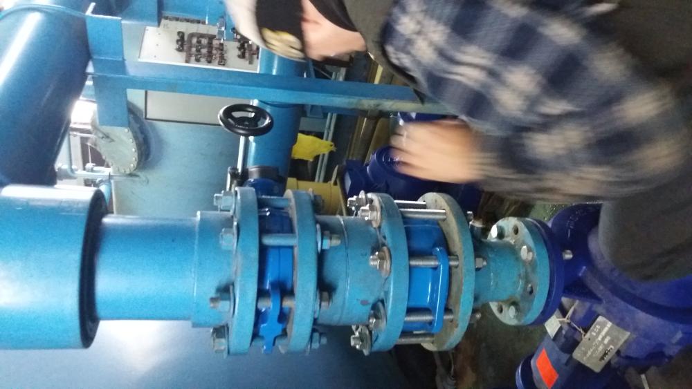 Filter postrojenje „Vogošća“:  AKTIVNOSTI NA UGRADNJI FILTER PUMPI  NA MODULU BROJ 2
