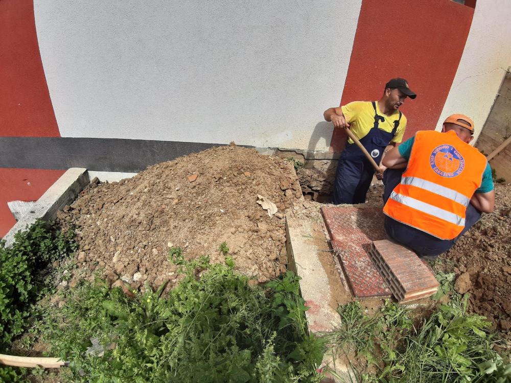 Služba za održavanje vodovodne mreže i objekata:  RADOVI NA VODOVODNOJ MREŽI 
