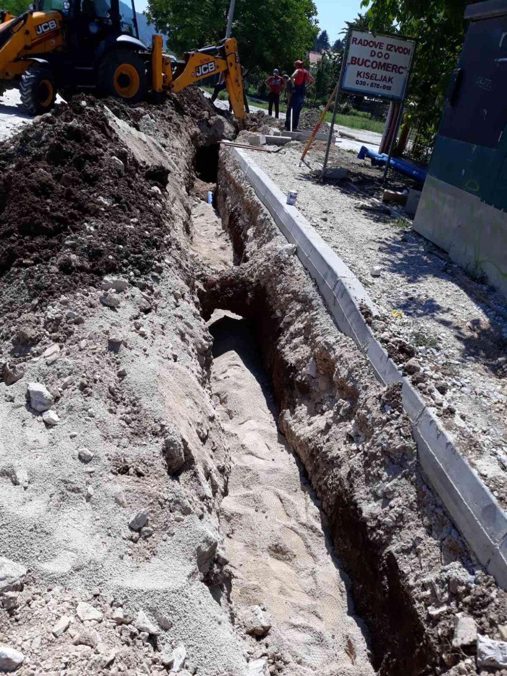 Služba za održavanje vodovodne mreže i objekata: RADOVI NA VODOVODNOJ MREŽI