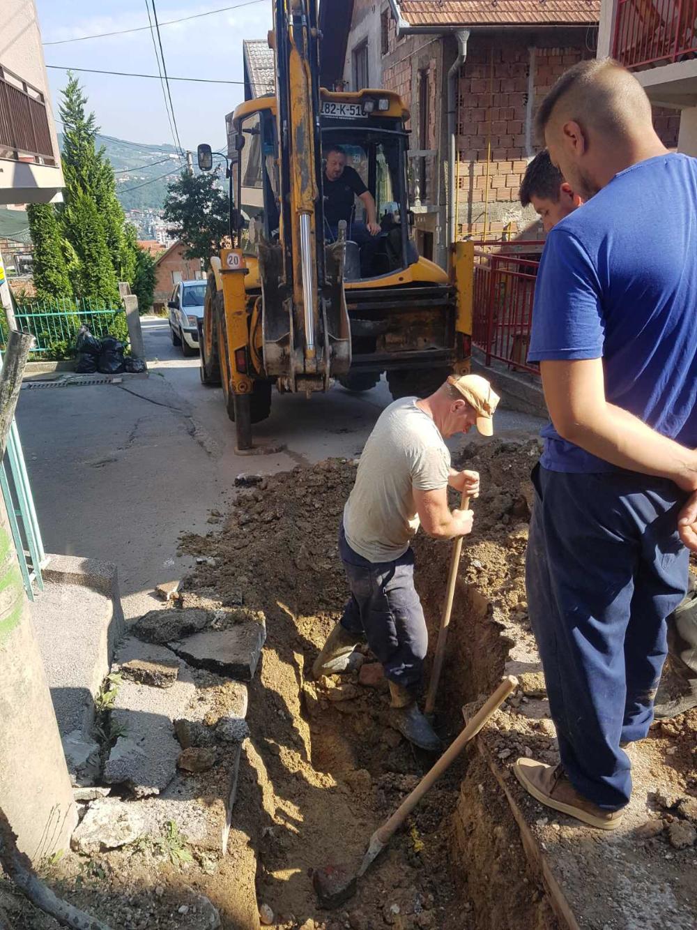  Služba za održavanje vodovodne mreže i objekata:  POPRAVKE KVAROVA NA VODOVODNOJ MREŽI