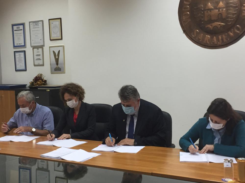 Rekonstrukcija vodovodne mreže Sarajeva Water Supply Network - Faza 1:   POTPISAN UGOVOR ZA IZVOĐENJE RADOVA