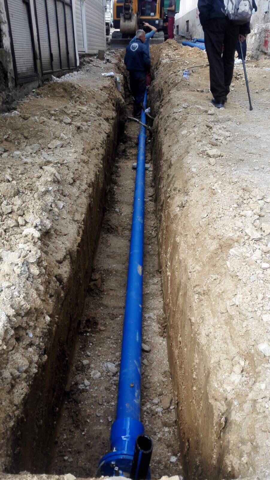 Služba za održavanje vodovodne mreže i objekata:  RADOVI NA VODOVODNOJ MREŽI