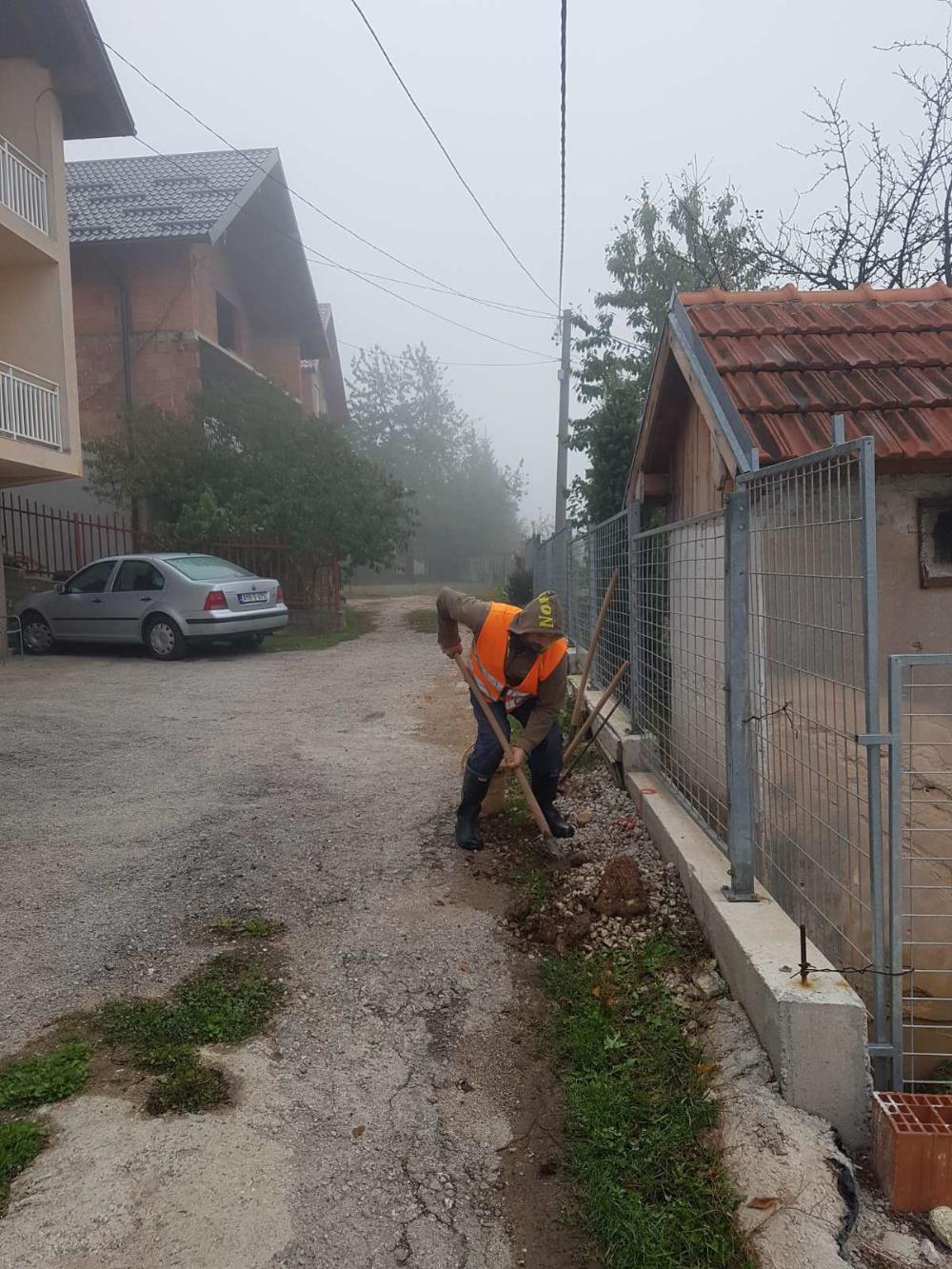 Služba za održavanje vodovodne mreže i objekata:  RADOVI NA VODOVODNOJ MREŽI