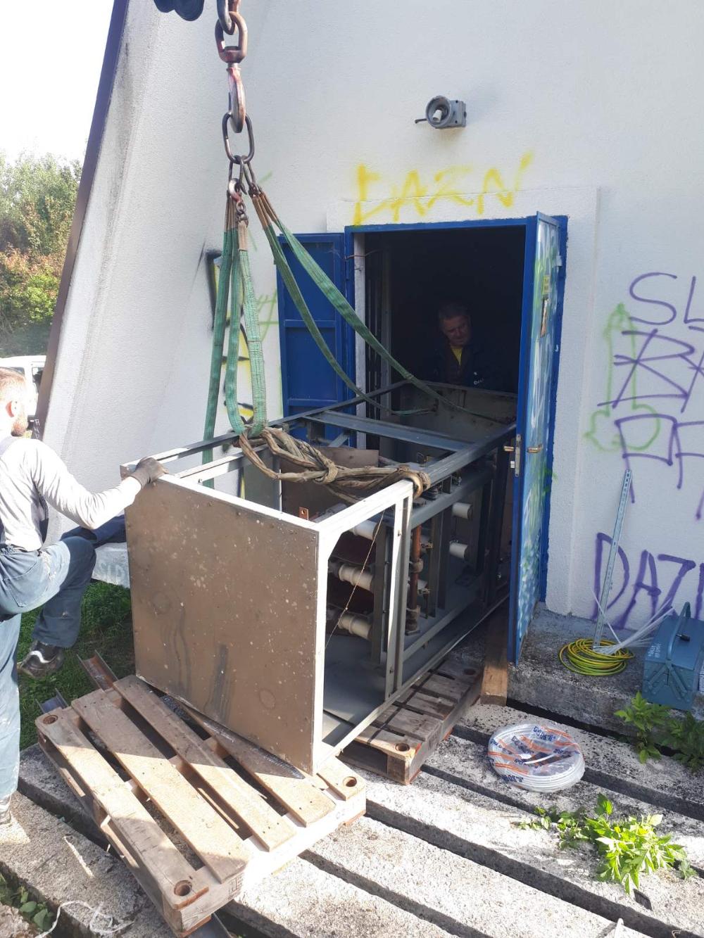 Rekonstrukcija pumpnih stanica sredstvima kredita EBRD: MONTAŽA NOVE OPREME