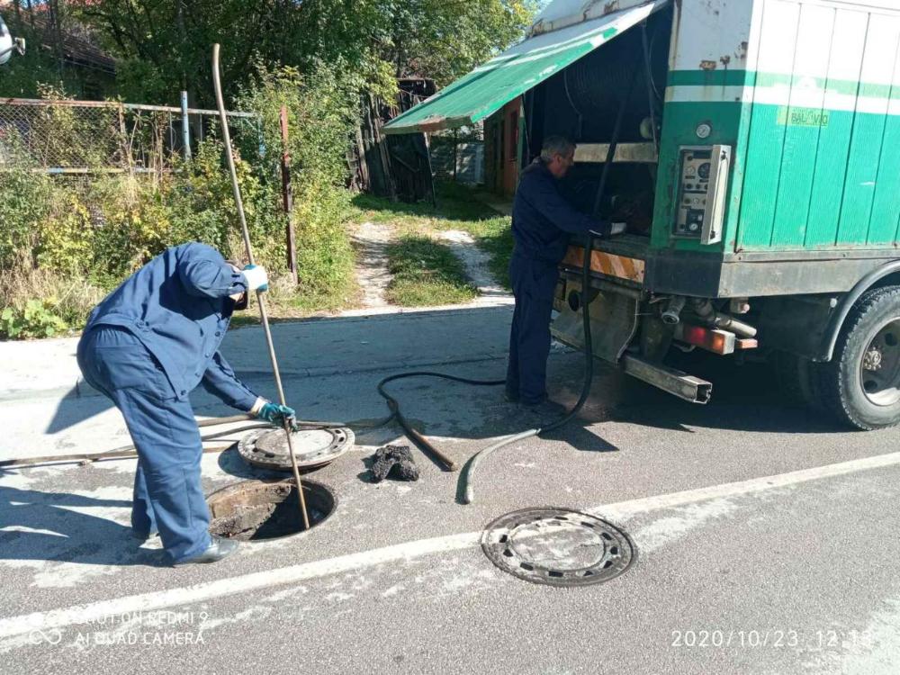 Služba za održavanje kanalizacione mreže i objekata: RADOVI NA KANALIZACIONOJ MREŽI