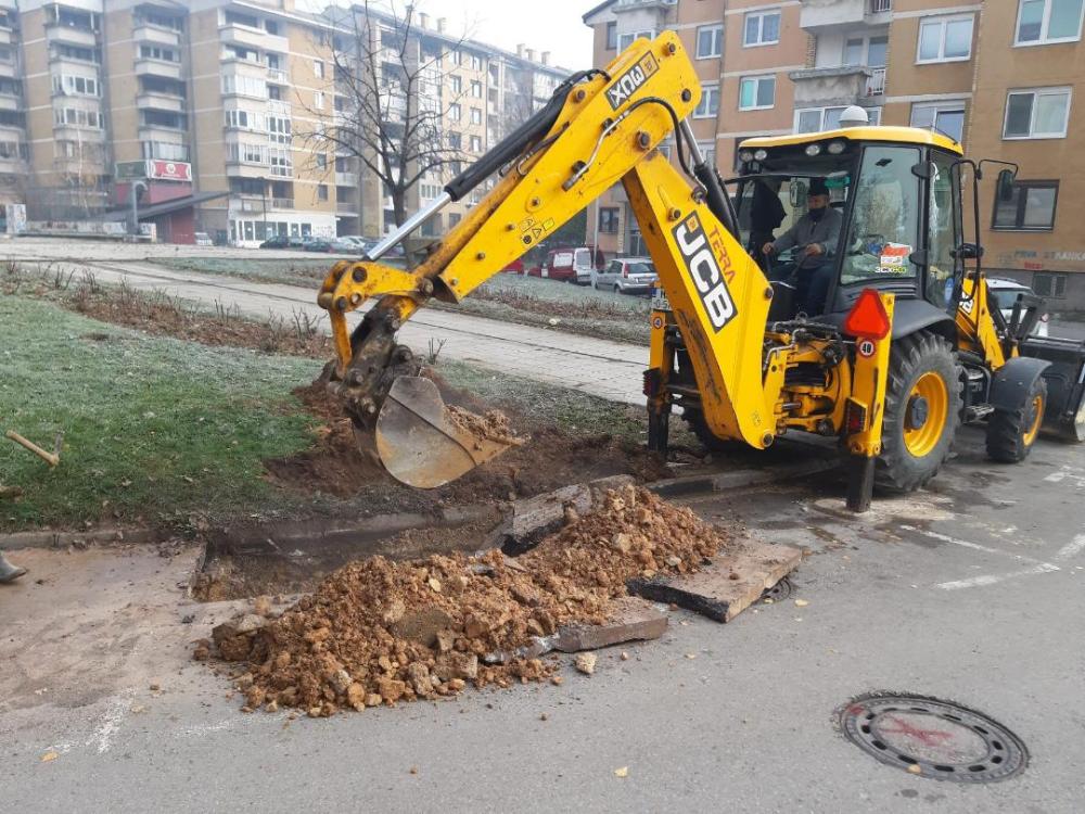 Služba za održavanje vodovodne mreže i objekata:  RADOVI NA VODOVODNOJ MREŽI