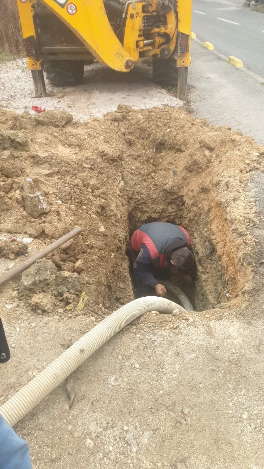Radovi na vodovodnoj mreži:   IZVRŠENE POPRAVKE KVAROVA 