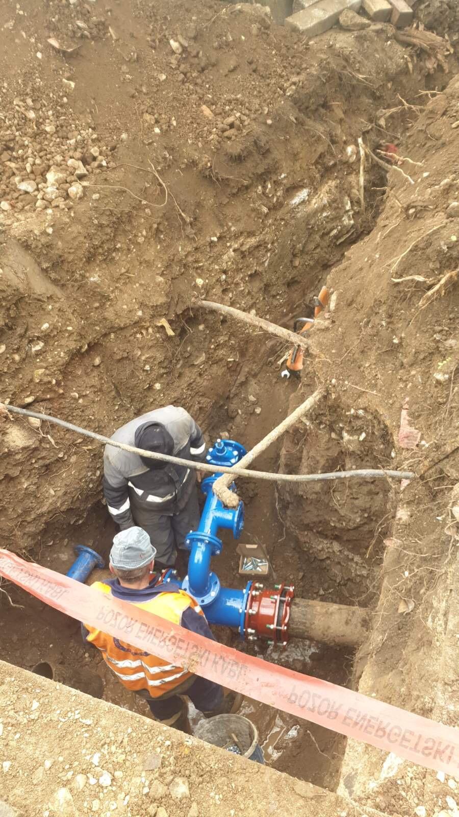 Služba za održavanje vodovodne mreže i objekata:  RADOVI NA VODOVODNOJ MREŽI