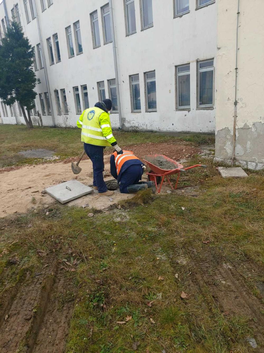 Služba za održavanje kanalizacione mreže i objekata: RADOVI NA KANALIZACIONOJ MREŽI