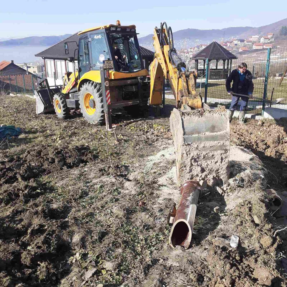 Služba za održavanje kanalizacione mreže i objekata: RADOVI NA KANALIZACIONOJ MREŽI