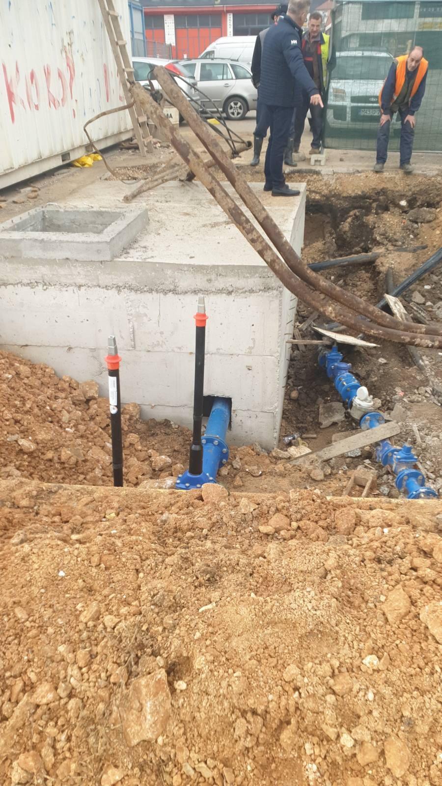 Služba za održavanje vodovodne mreže i objekata:  RADOVI NA VODOVODNOJ MREŽI
